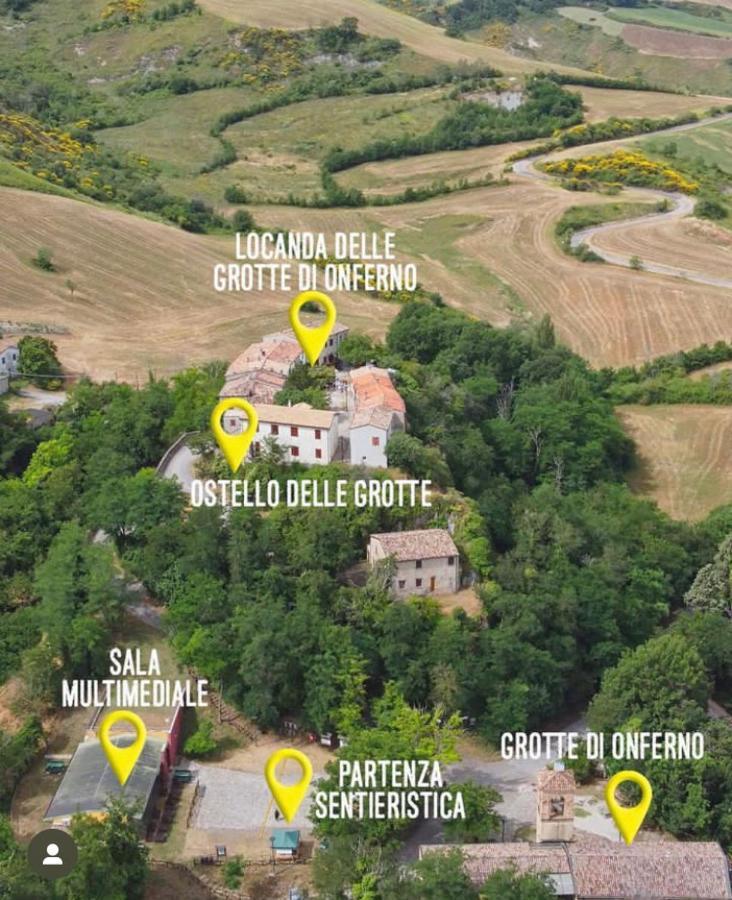 Locanda Delle Grotte Di Onferno Hotel Gemmano Kültér fotó